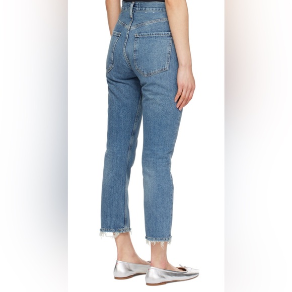 AGOLDE Riley High Rise Straight Crop in Frequency size 24 - Picture 3 of 7